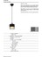 AV-60193-1BSY Siyah Boyalı Modern Avize E27 Metal Cam 15cm 4