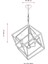 AV-60117-3BSY Siyah Boyalı Modern Avize E27 Metal 60cm 3