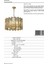 AV-65222-E45 Eskitme Kaplama Modern Avize E14 Metal Kristal 45cm 4