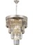 AV-65224-K45 Krom Kaplama Modern Avize E14 Metal Kristal 45cm 2