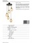 AV-65234-5T-BSY Siyah Boyalı Modern Avize E27 Metal Cam 40cm 4