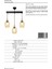 AV-65234-3Y-BSY Siyah Boyalı Modern Avize E27 Metal Cam 60x10cm 4