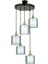 AV-65233-5T-BSY-F Siyah Boyalı Modern Avize E27 Metal Cam 40cm 2