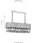 AV-60198-BSY100X35 Eskitme/Siyah Boyalı Modern Avize E14 Metal Cam Kristal 100x35cm 3