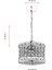 AV-65240-2K Krom Kaplama Modern Avize E27 Metal Kristal 20cm 3