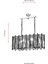 AV-65222-YM-K Krom Kaplama Modern Avize E14 Metal Kristal 65x22cm 3