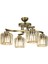 AV-65229-4E Eskitme Kaplama Modern Avize E27 Metal Kristal 58cm 2