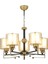 AV-65227-5E Eskitme Kaplama Modern Avize E27 Metal Cam 58cm 2