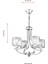 AV-65226-4K Krom Kaplama Modern Avize E27 Metal Kristal 55cm 3