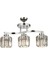 AV-65231-3K Krom Kaplama Modern Avize E27 Metal Kristal 55x17cm 2