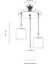 AV-65233-3T-BSY-B Siyah Boyalı Modern Avize E27 Metal Cam 40cm 3