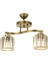 AV-65231-2E Eskitme Kaplama Modern Avize E27 Metal Kristal 46x17cm 2