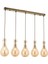 AV-60092-5EY Eskitme Kaplama Modern Avize E14 Metal Cam 80x15cm 2