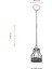 AV-1584-1K-BSY Siyah Boyalı Modern Avize E27 Metal Jüt Halat 15cm 3
