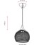 AV-65242-1BSY Siyah Boyalı Modern Avize E27 Metal Telli 21cm 3