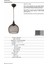 AV-65242-1BSY Siyah Boyalı Modern Avize E27 Metal Telli 21cm 4