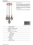 AV-60161-4T-BSY Siyah Boyalı Modern Avize E27 Metal Cam 40cm 3