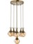 AV-60161-6ET Eskitme Kaplama Modern Avize E27 Metal Cam 50cm 2