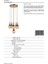 AV-60161-6ET Eskitme Kaplama Modern Avize E27 Metal Cam 50cm 4