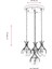 AV-60161-4ET Eskitme Kaplama Modern Avize E27 Metal Cam 40cm 3