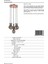AV-60161-6T-BSY Siyah Boyalı Modern Avize E27 Metal Cam 50cm 4