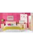 AV-1416-BALLERINA Pembe Boyalı Modern Avize E14 Metal Kumaş 52cm 9