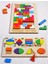 Türk Toys ahşap Eğitici Bultak Tetris ve Geometri Puzzle Çocuk Oyuncağı 1