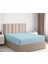 Polycotton Tek Kişilik Lastikli Fitted Çarşaf Mavi 1