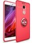 Xiaomi Redmi Note 4x Kılıf Renkli Yüzüklü Manyetik Silikon Kapak Kırmızı 1