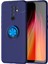 Xiaomi Redmi 9 Kılıf Renkli Yüzüklü Manyetik Silikon Kapak Mavi - Mavi 1