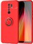 Xiaomi Redmi 9c Kılıf Renkli Yüzüklü Manyetik Silikon Kapak Kırmızı - Kırmızı 1
