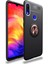 Xiaomi Redmi Note 7 Pro Kılıf Renkli Yüzüklü Manyetik Silikon Kapak Siyah - Rose Gold 1