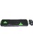 Hyk-46 Gamy Combo USB Q Oyuncu Klavye + Mouse Seti Siyah-Yeşil 1