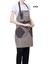 Nakışlı Boyundan Askılı Mutfak Iş Önlüğü Barista Master Chef Garson Kuaför Tattoo Önlük - Krem 2