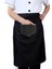 Nakışlı Belden Mutfak Iş Önlüğü Barista Master Chef Garson Kuaför Tattoo Önlük - Siyah 1