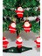 6 Adet Küçük Noel Baba Yılbaşı Çam Ağacı Süsü 4