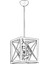 AV-60127-1BSY Siyah Boyalı Modern Avize E27 Metal Cam 25x25cm 3