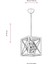 AV-60127-1BSY Siyah Boyalı Modern Avize E27 Metal Cam 25x25cm 4
