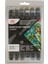 Kurecolor Twin S Çift Uçlu Marker Kalem Seti 12 Renk Gray Colors 1