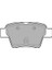 Citroen C4 Coupe 1.4 16V 2004-2011 Arka Fren Balatası 2
