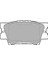 Toyota Camry Sedan 3.5 2006-2014 Arka Fren Balatası 2