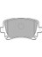 Volkswagen Golf V 2.0 2007-2009 Arka Fren Balatası 2