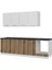 260 cm Mutfak Dolabı Beyaz Dore 260-D6 4