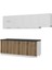 280 cm Mutfak Dolabı Beyaz Dore 280-D7 4
