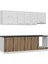 260 cm Mutfak Dolabı Beyaz Dore 260-D5 3