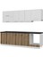 260 cm Mutfak Dolabı Beyaz Dore 260-D5 4