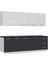260 cm Mutfak Dolabı Beyaz Antrasit 260-A1 3