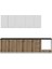 290 cm Mutfak Dolabı Beyaz Dore 290-D3 2