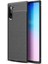 Samsung Galaxy Note 10 Kılıf Koruyucu Esnek Tpu Silikon Siyah Hns 1