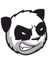 Angry Panda Sticker-Etiket 8x8 1